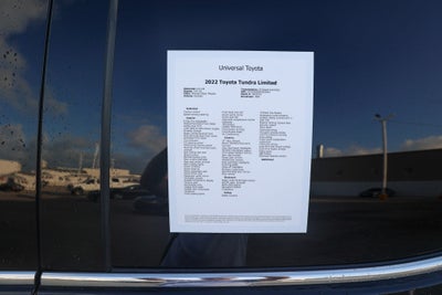 2022 Toyota Tundra Limited