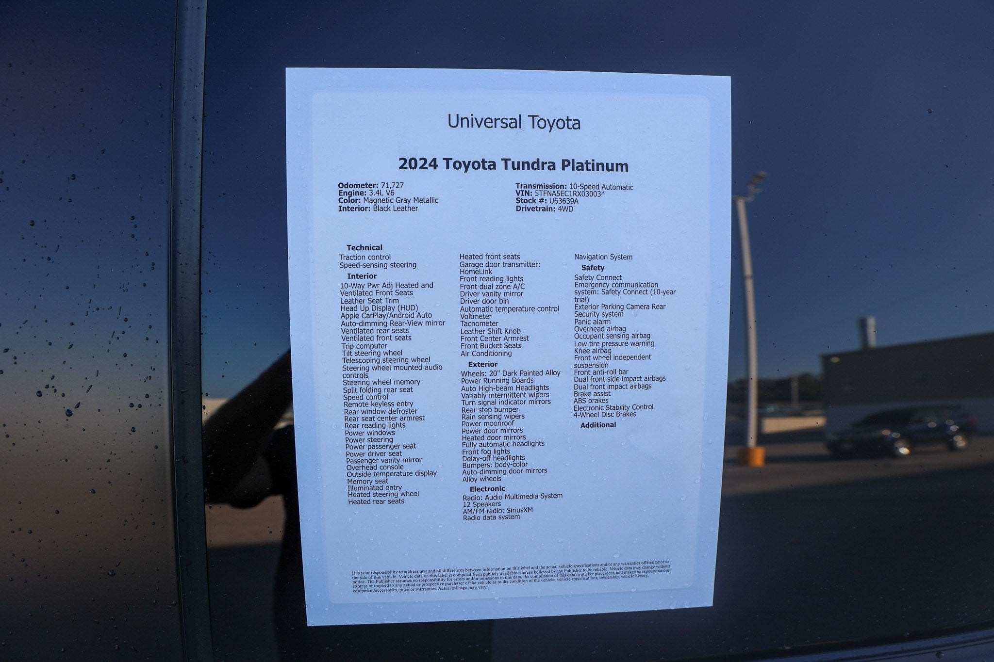 2024 Toyota Tundra Platinum
