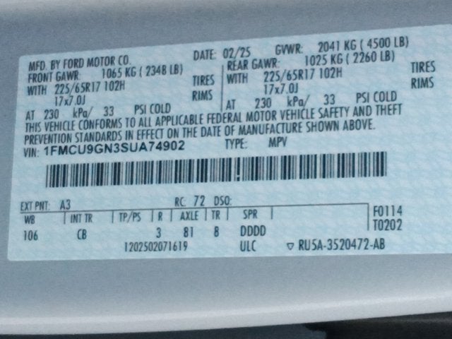 2025 Ford Escape Active