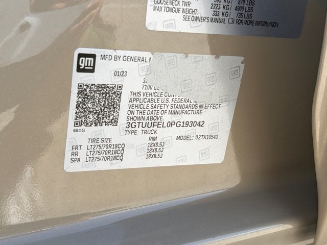 2023 GMC Sierra 1500 AT4X