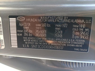 2024 Hyundai Santa Cruz SEL