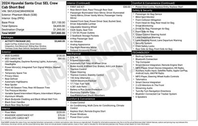 2024 Hyundai Santa Cruz SEL