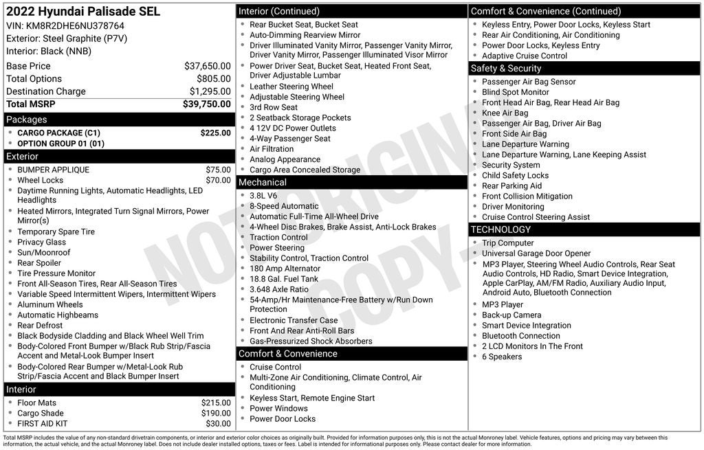 2022 Hyundai Palisade SEL